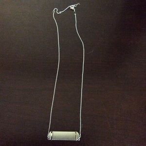 KEEP Collective silver horizontal pendant